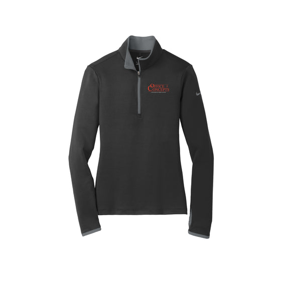 Office Concepts - Nike Ladies Dri-FIT Stretch 1/2-Zip Cover-Up