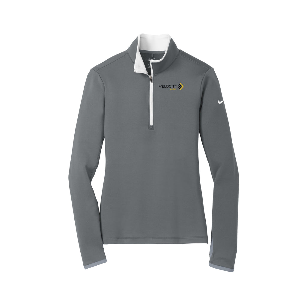 Velocity - Nike Ladies Dri-FIT Stretch 1/2-Zip Cover-Up