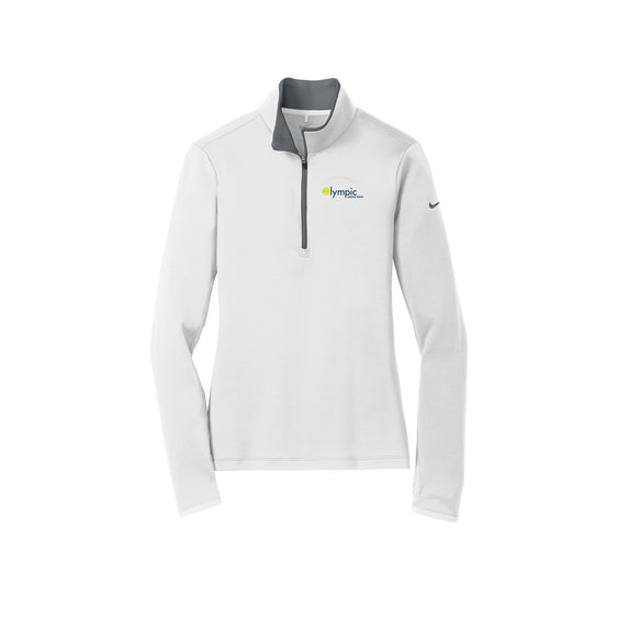 Olympic Indoor Tennis - Nike Ladies Dri-FIT Stretch 1/2-Zip Cover-Up