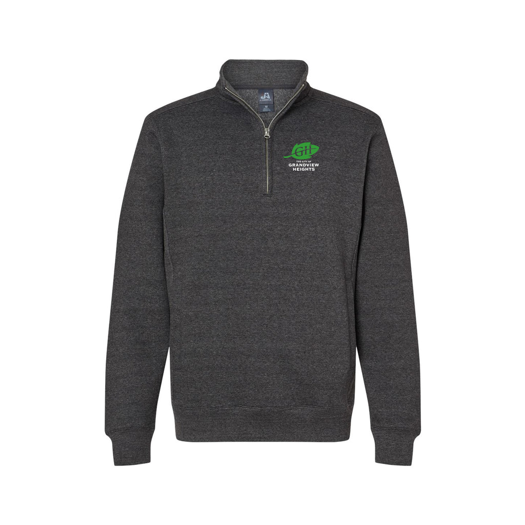 City of Grandview Heights - J. America - Heavyweight Fleece Quarter-Zip Sweatshirt