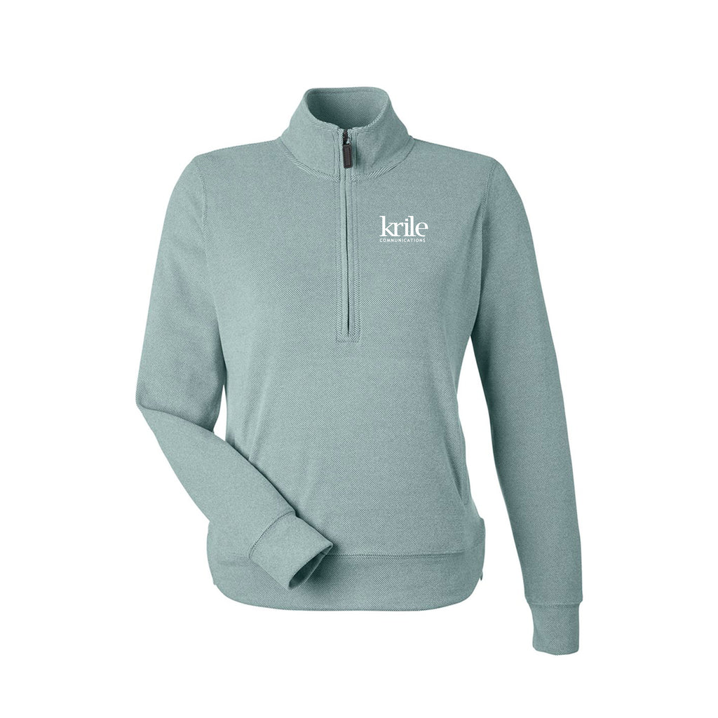 Krile Communications - J. America - Women's Element Fleece Quarter-Zip Sweatshirt