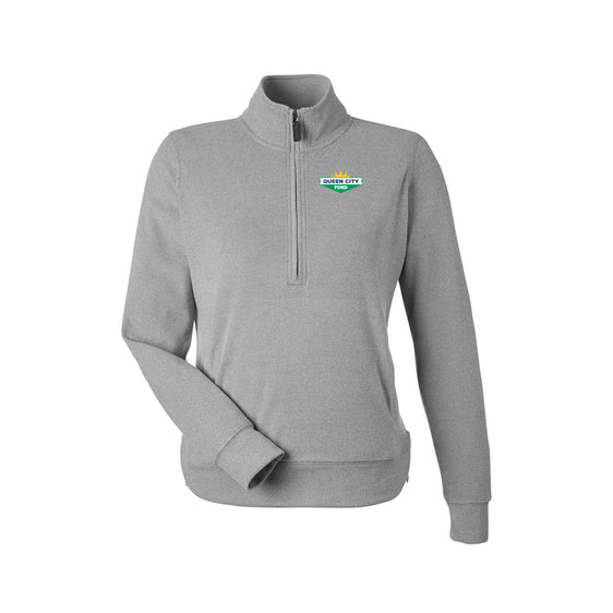 Queen City Ford - J. America - Women's Element Fleece Quarter-Zip Sweatshirt