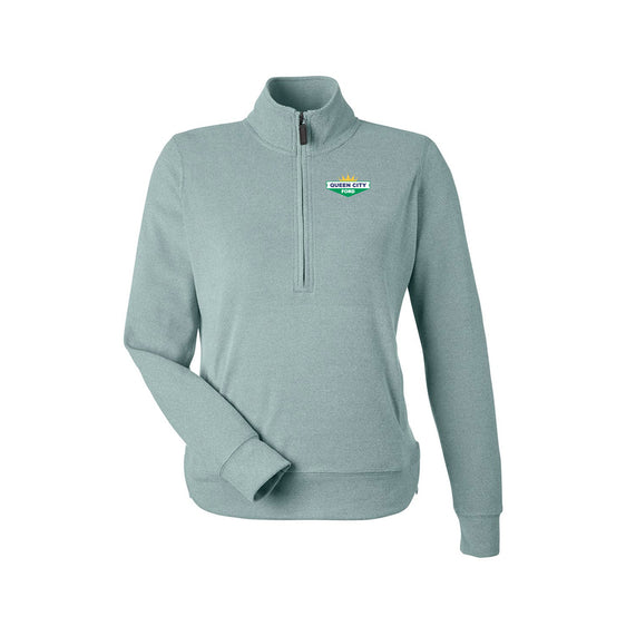 Queen City Ford - J. America - Women's Element Fleece Quarter-Zip Sweatshirt