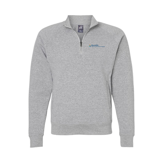 Bloom Life Wealth & Business Planning - Men's Triblend Quarter-Zip Sweatshirt