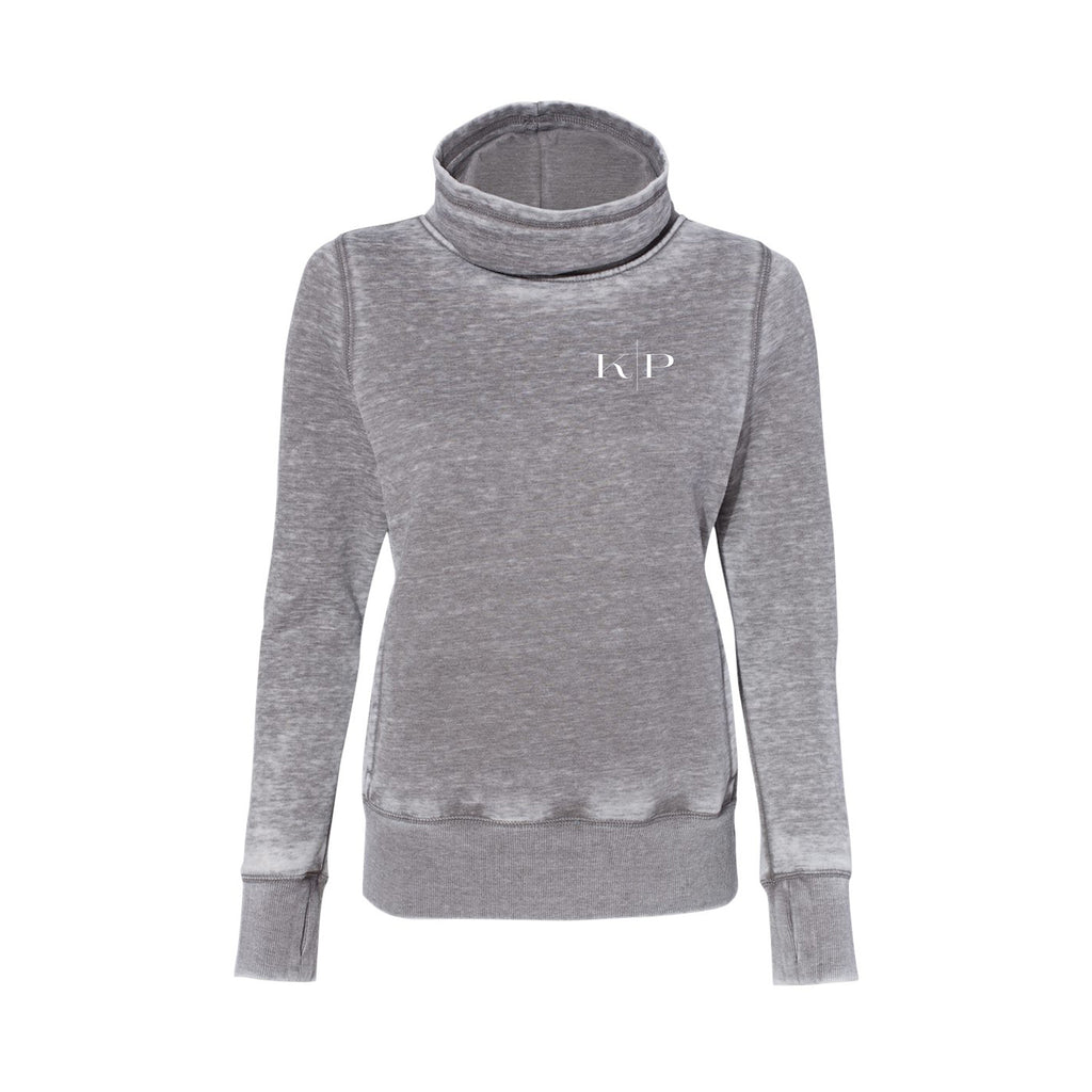 KP Designs - Women’s Zen Fleece Cowl Neck Sweatshirt