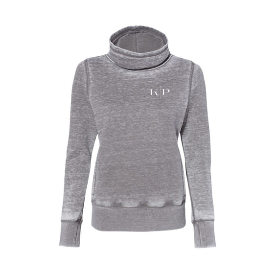 KP Designs - Women’s Zen Fleece Cowl Neck Sweatshirt