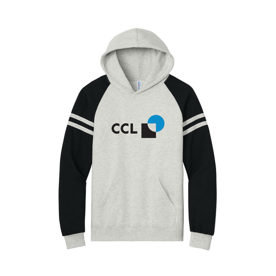 CCL Holiday Shop - Jerzees® Unisex NuBlend® Varsity Colorblock Hooded Sweatshirt