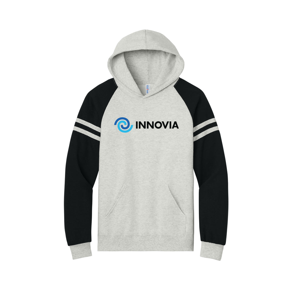 INNOVIA Holiday Shop - Jerzees® Unisex NuBlend® Varsity Colorblock Hooded Sweatshirt