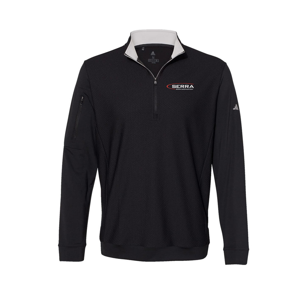 Serra Chevrolet Saginaw - Adidas - Performance Textured Quarter-Zip Pullover
