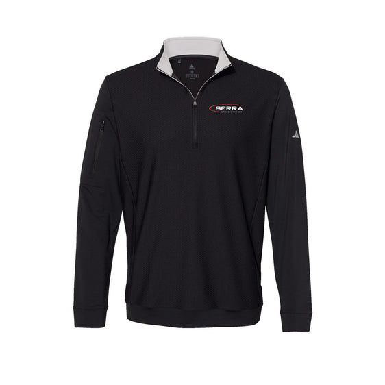 Serra Chevrolet Saginaw - Adidas - Performance Textured Quarter-Zip Pullover