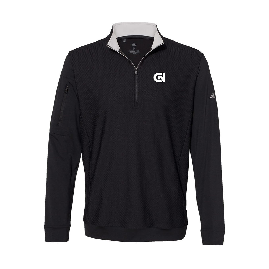 CN Consultnet - Men's Textured Quarter-Zip Pullover