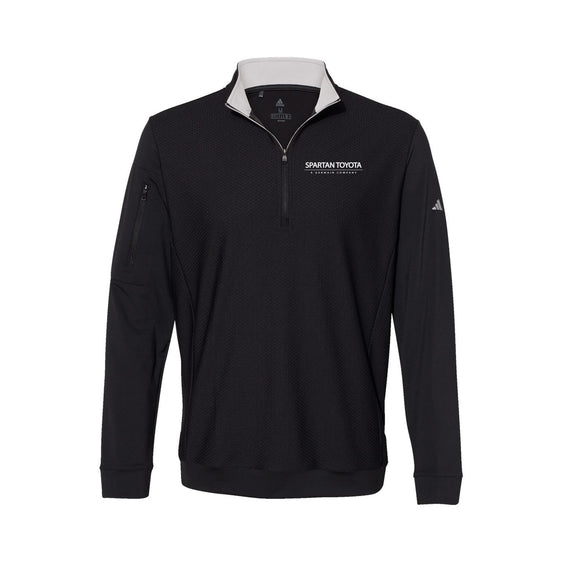 Germain Spartan Toyota - Adidas - Performance Textured Quarter-Zip Pullover