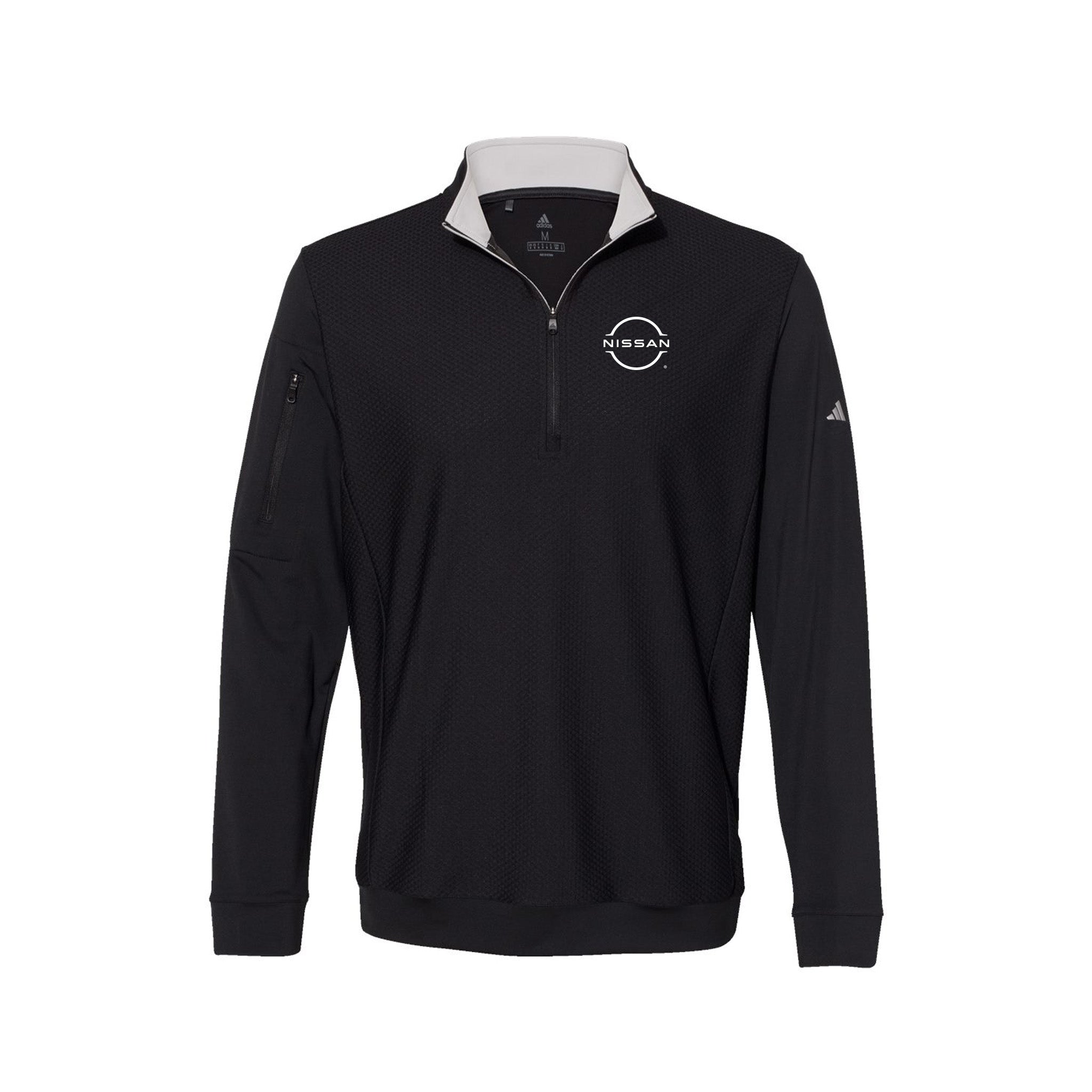 Conyer Nissan - Adidas - Performance Textured Quarter-Zip Pullover