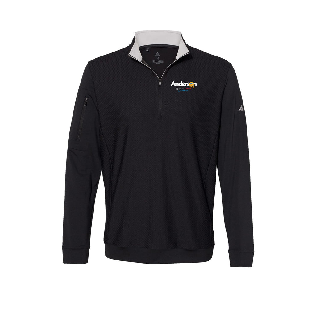 Anderson Honda Buick GMC - Adidas - Performance Textured Quarter-Zip Pullover