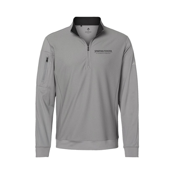 Germain Spartan Toyota - Adidas - Performance Textured Quarter-Zip Pullover