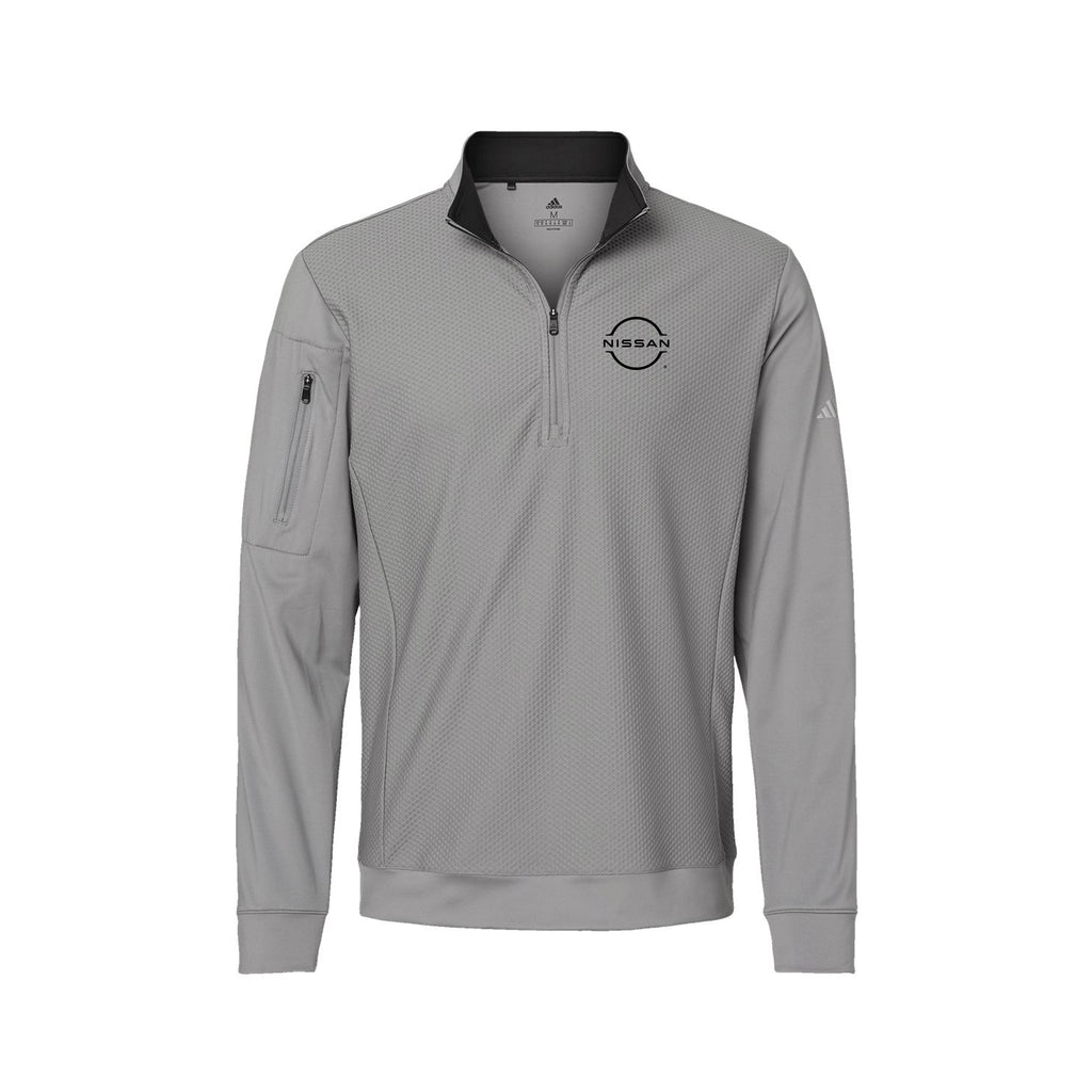Conyer Nissan - Adidas - Performance Textured Quarter-Zip Pullover