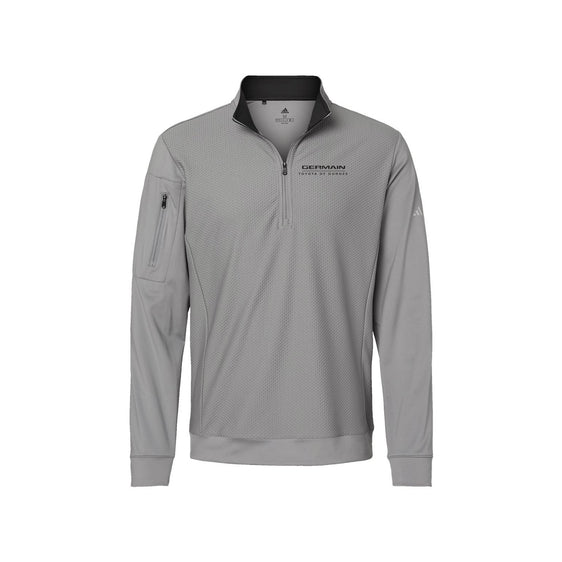 Germain Toyota of Dundee - Adidas - Performance Textured Quarter-Zip Pullover