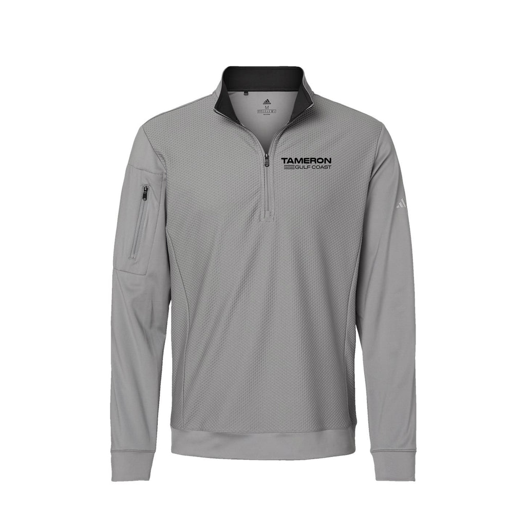 Tameron Subaru - Adidas - Performance Textured Quarter-Zip Pullover