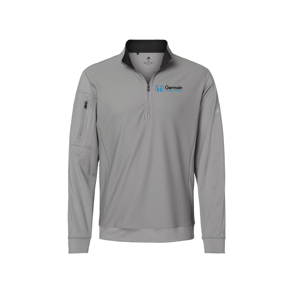 Germain Of Honda Naples - Adidas - Performance Textured Quarter-Zip Pullover