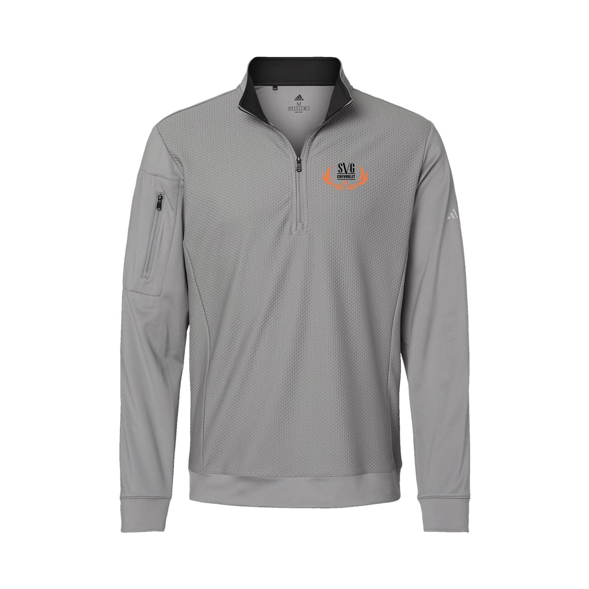 SVG Chevrolet - Adidas - Performance Textured Quarter-Zip Pullover