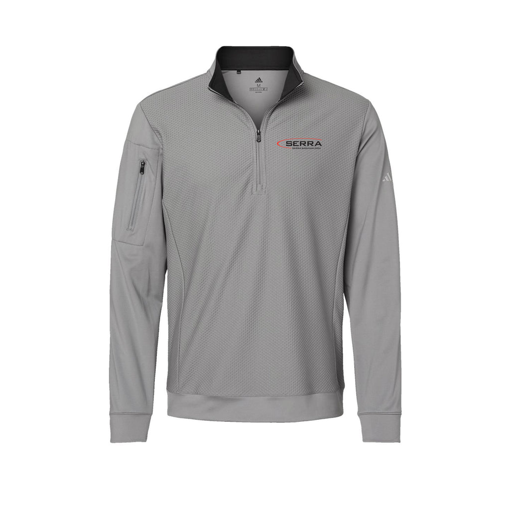 Serra Chevrolet Saginaw - Adidas - Performance Textured Quarter-Zip Pullover