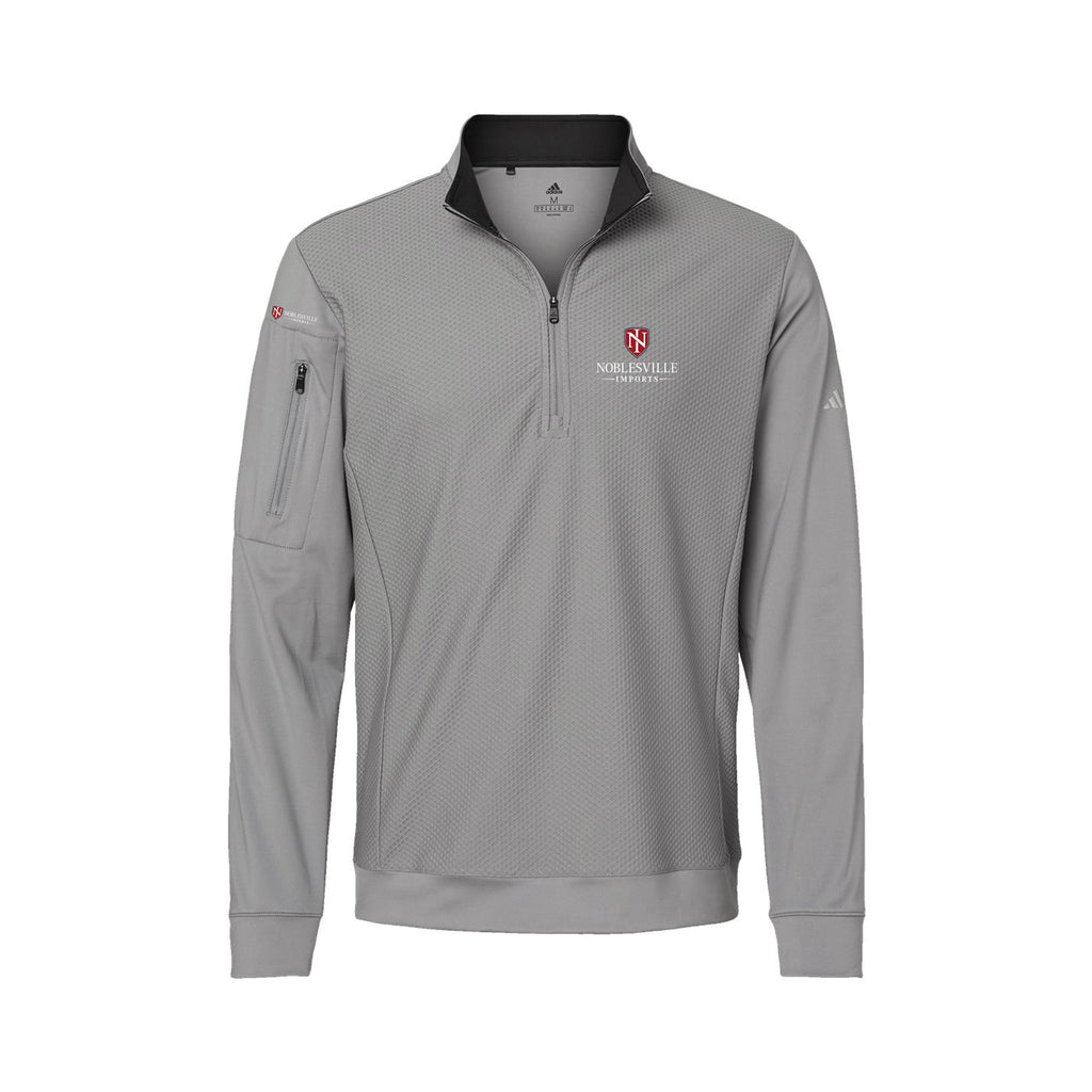 Noblesville Imports - Adidas - Performance Textured Quarter-Zip Pullover