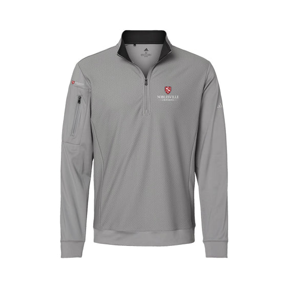 Noblesville Imports - Adidas - Performance Textured Quarter-Zip Pullover