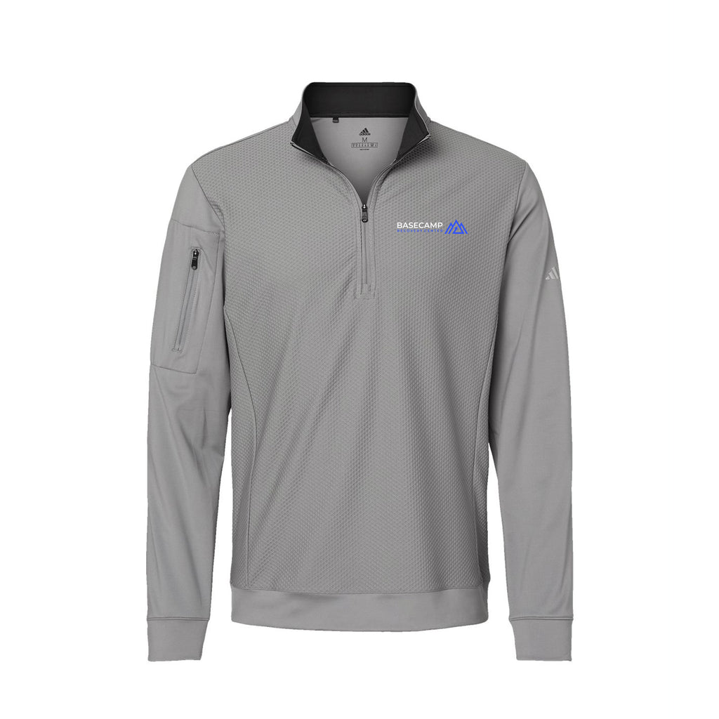 Basecamp Recovery Center - Adidas - Performance Textured Quarter-Zip Pullover