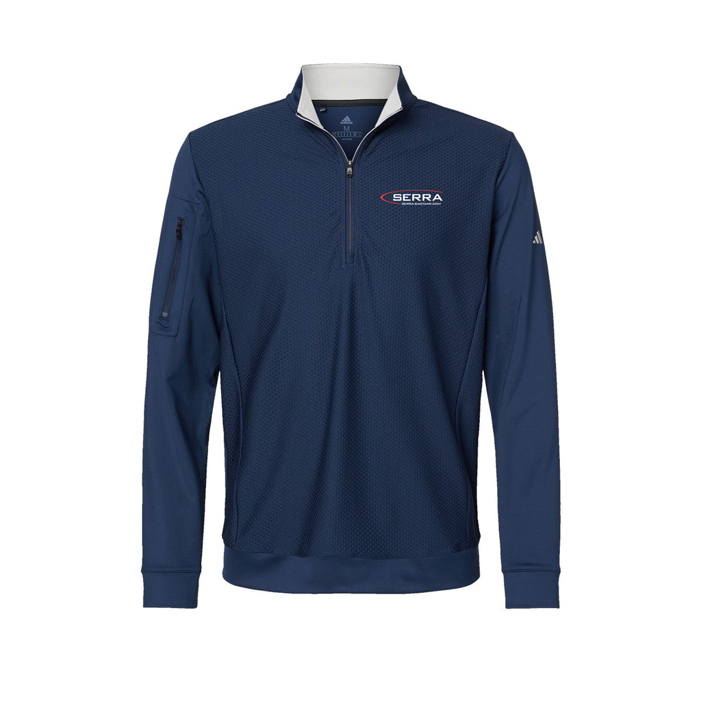Serra Chevrolet Saginaw - Adidas - Performance Textured Quarter-Zip Pullover