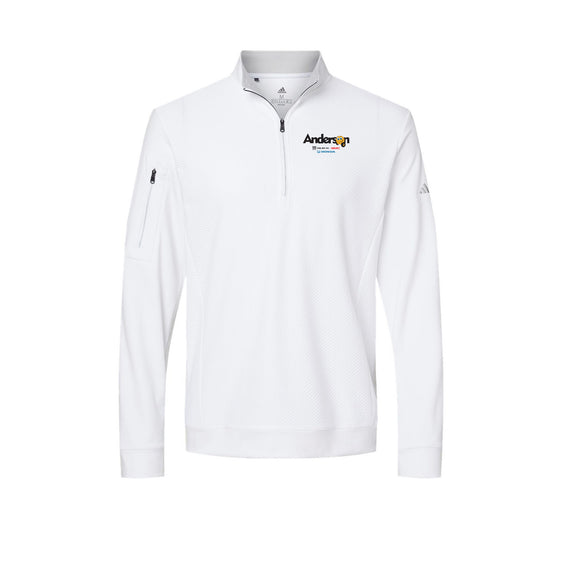 Anderson Honda Buick GMC - Adidas - Performance Textured Quarter-Zip Pullover