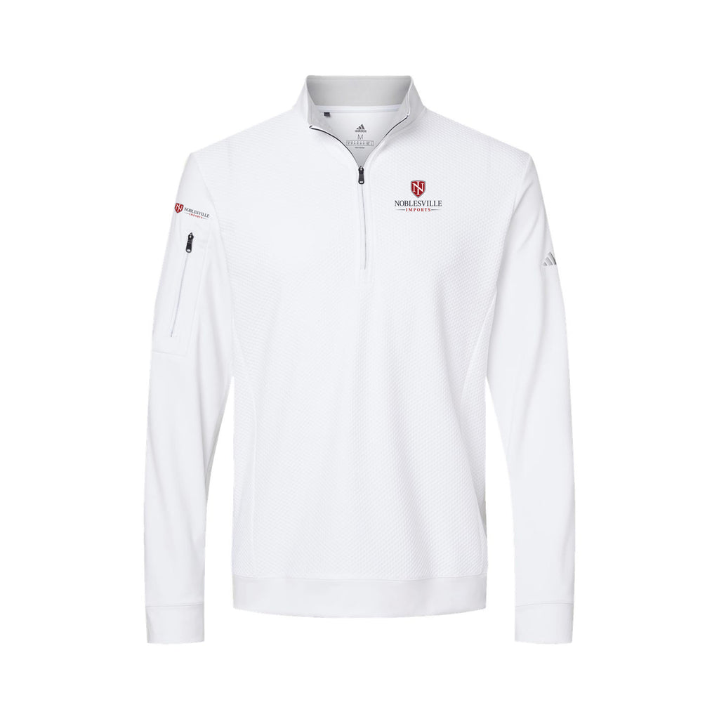 Noblesville Imports - Adidas - Performance Textured Quarter-Zip Pullover