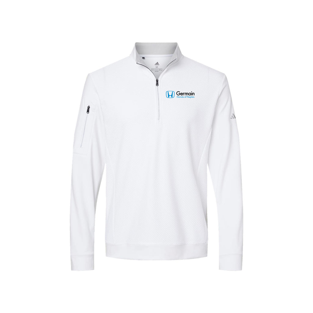 Germain Of Honda Naples - Adidas - Performance Textured Quarter-Zip Pullover