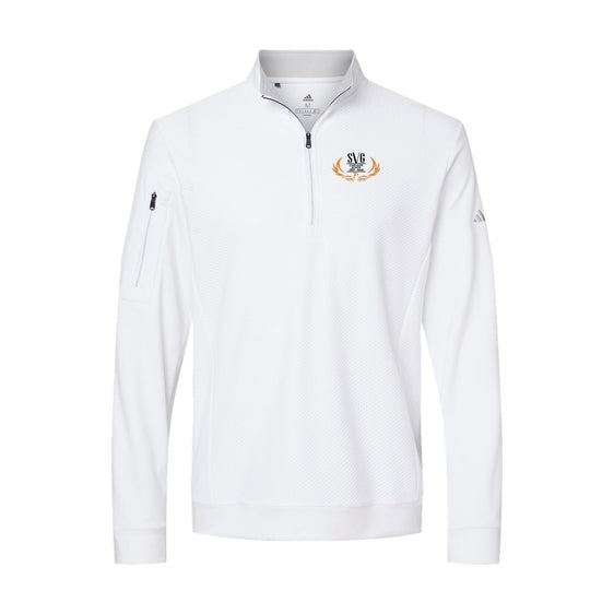 SVG C-D-J-R - Adidas - Performance Textured Quarter-Zip Pullover