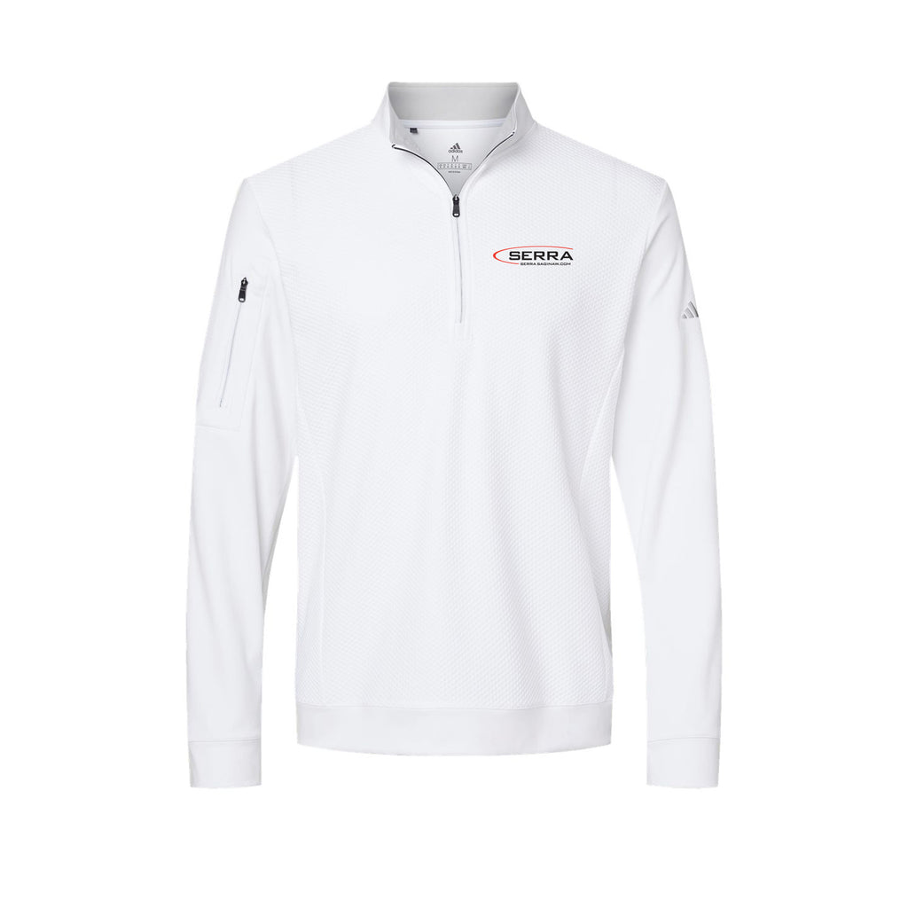 Serra Chevrolet Saginaw - Adidas - Performance Textured Quarter-Zip Pullover