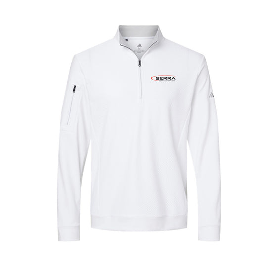 Serra Chevrolet Saginaw - Adidas - Performance Textured Quarter-Zip Pullover
