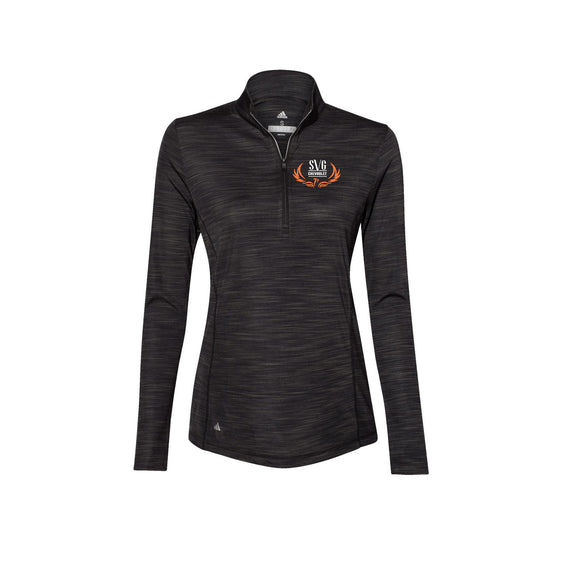 SVG Chevrolet - Adidas - Women's Lightweight Mélange Quarter-Zip Pullover