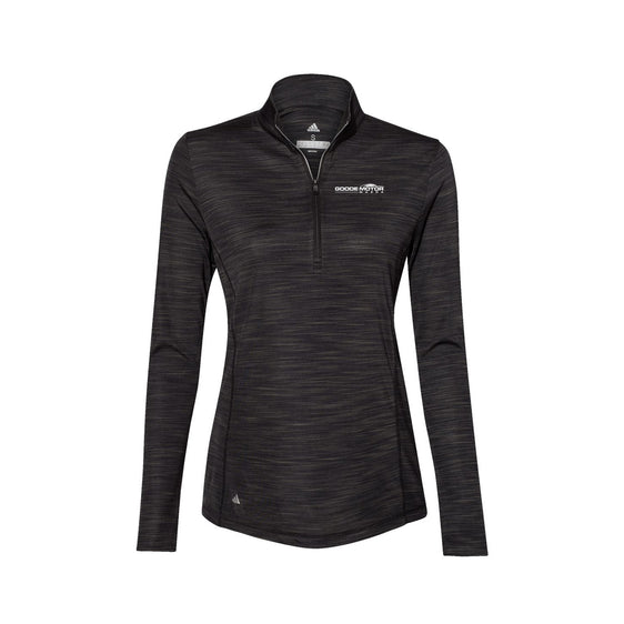 Goode Motor Mazda - Adidas - Women's Lightweight Mélange Quarter-Zip Pullover