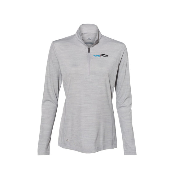 Twin Falls Volkswagen - Adidas - Women's Lightweight Mélange Quarter-Zip Pullover