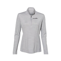 Goode Motor Mazda - Adidas - Women's Lightweight Mélange Quarter-Zip Pullover