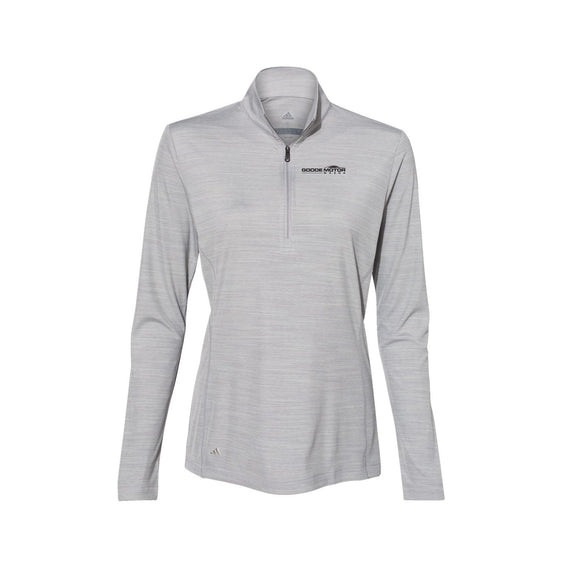 Goode Motor Mazda - Adidas - Women's Lightweight Mélange Quarter-Zip Pullover