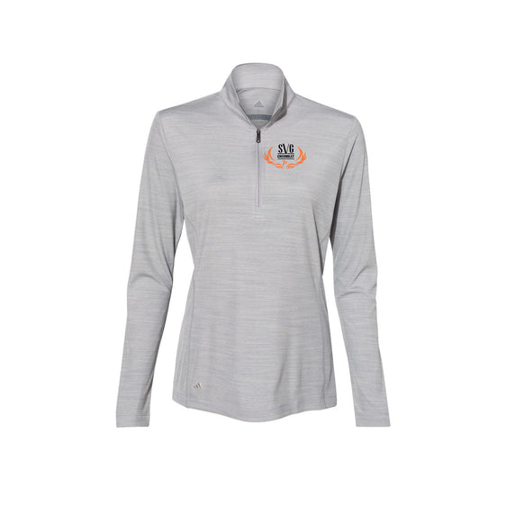 SVG Chevrolet - Adidas - Women's Lightweight Mélange Quarter-Zip Pullover