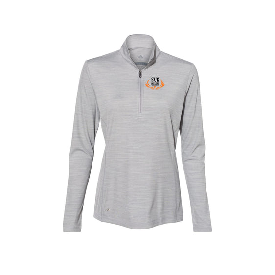SVG Motors Auto Group - Adidas - Women's Lightweight Mélange Quarter-Zip Pullover
