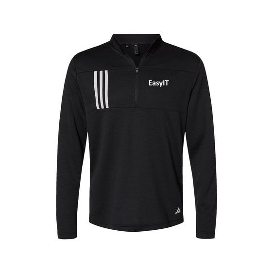 Easy IT - Adidas - 3-Stripes Double Knit Quarter-Zip Pullover