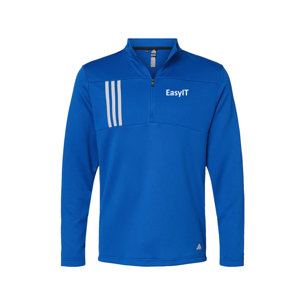Easy IT - Adidas - 3-Stripes Double Knit Quarter-Zip Pullover