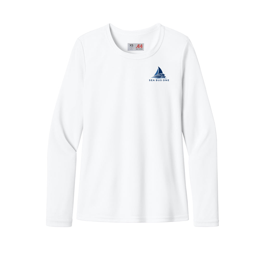 Sea Bus One - A4 Women’s Cooling Performance Long Sleeve Tee