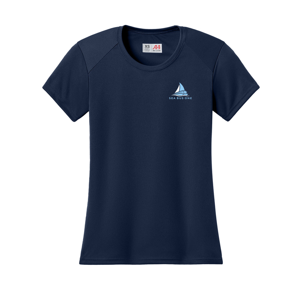 Sea Bus One - A4 Women’s Cooling Performance Short Sleeve Tee