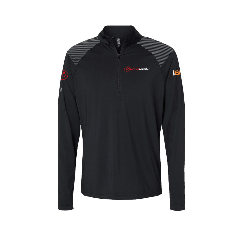Drive Direct - Adidas - Shoulder Stripe Quarter-Zip Pullover