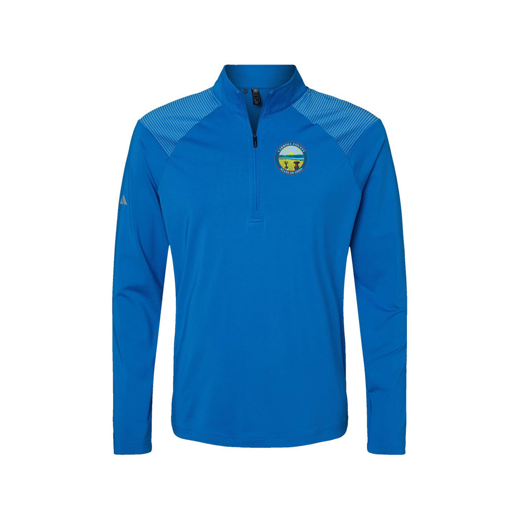Carroll County - Adidas - Shoulder Stripe Quarter-Zip Pullover