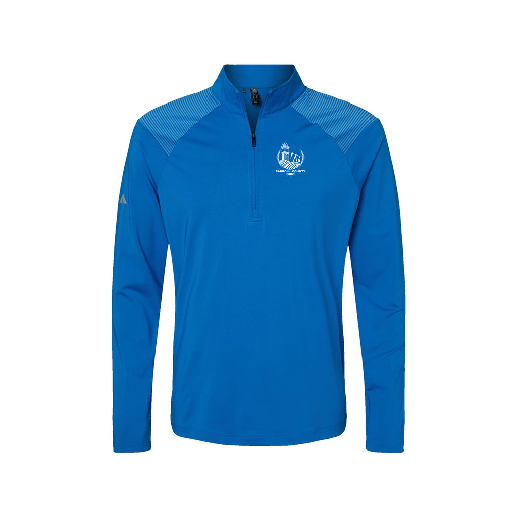 Carroll County - Adidas - Shoulder Stripe Quarter-Zip Pullover