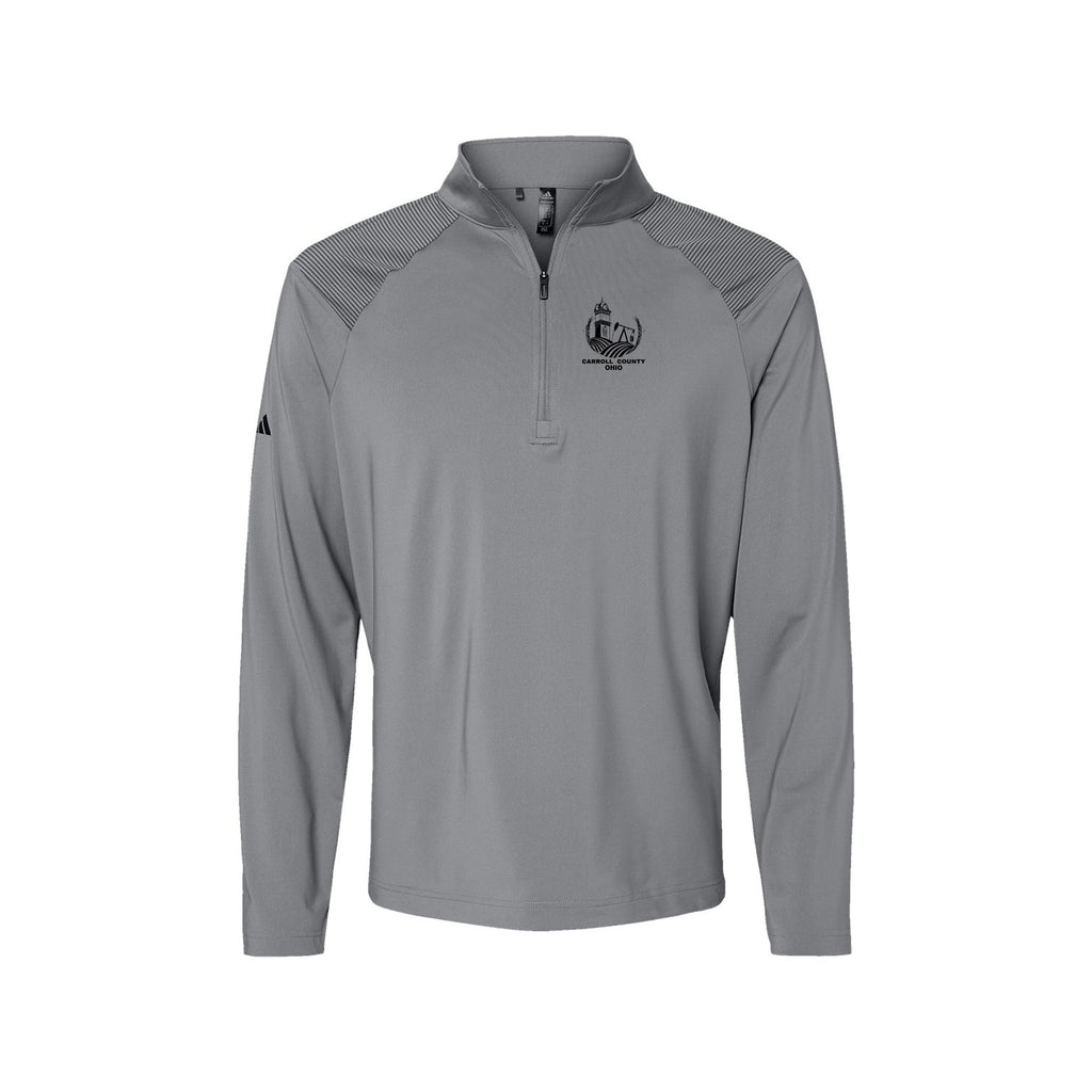 Carroll County - Adidas - Shoulder Stripe Quarter-Zip Pullover